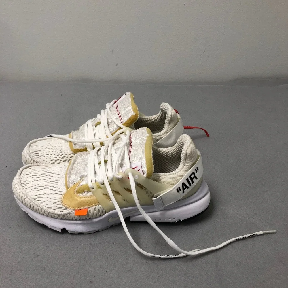 Nike Air Presto Off-White‎ Mens Size 9 White AA3830-100 The Ten Sneakers